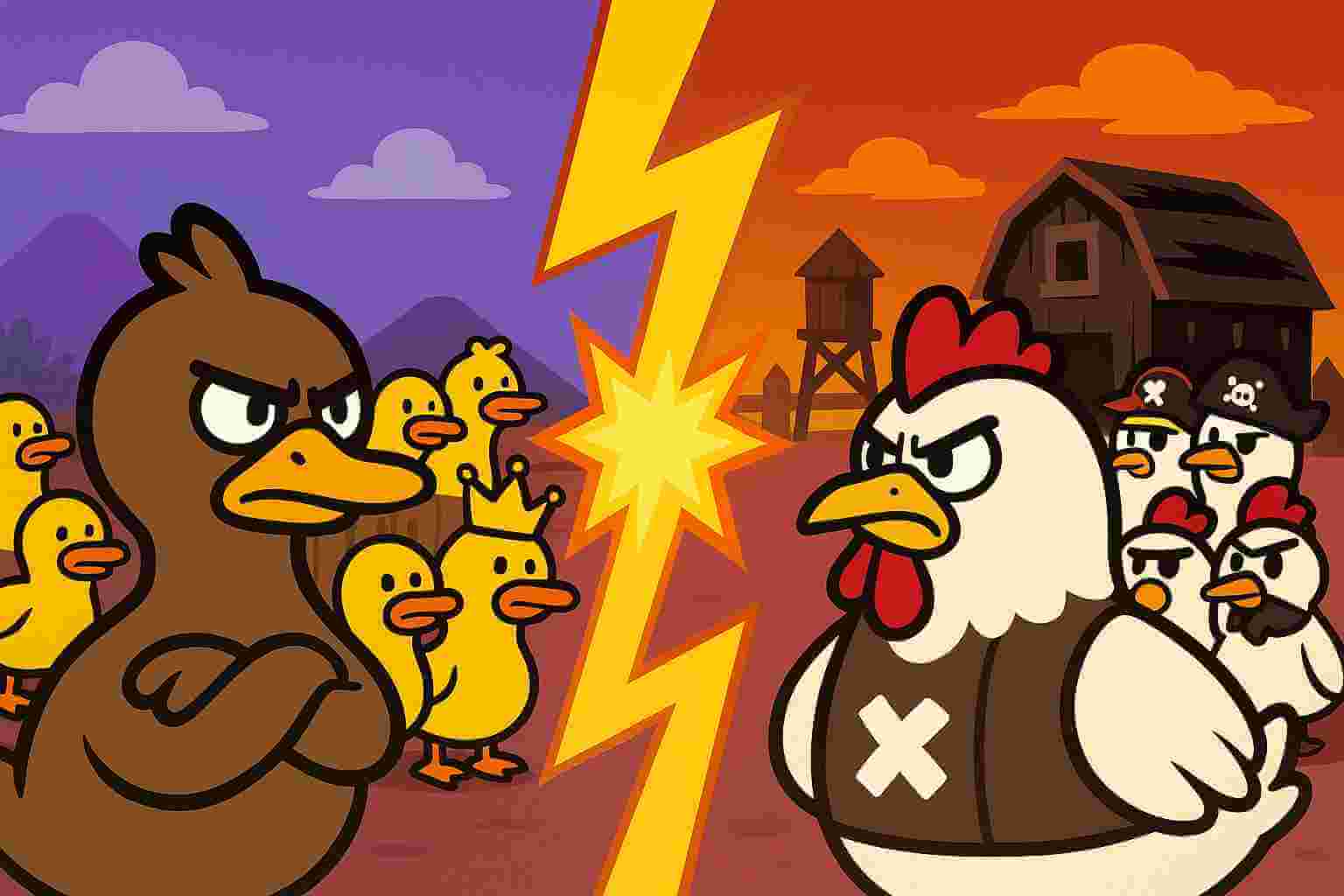 Duck vs Chicken Story